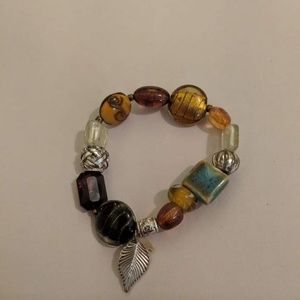Glass bracelet.